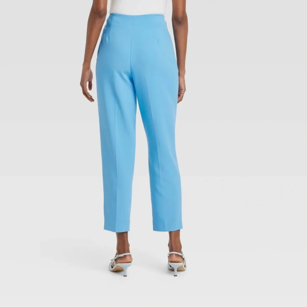 A New Day Women's Tapered High Rise Ankle Length Tailored Trousers - Picture 2 of 12
